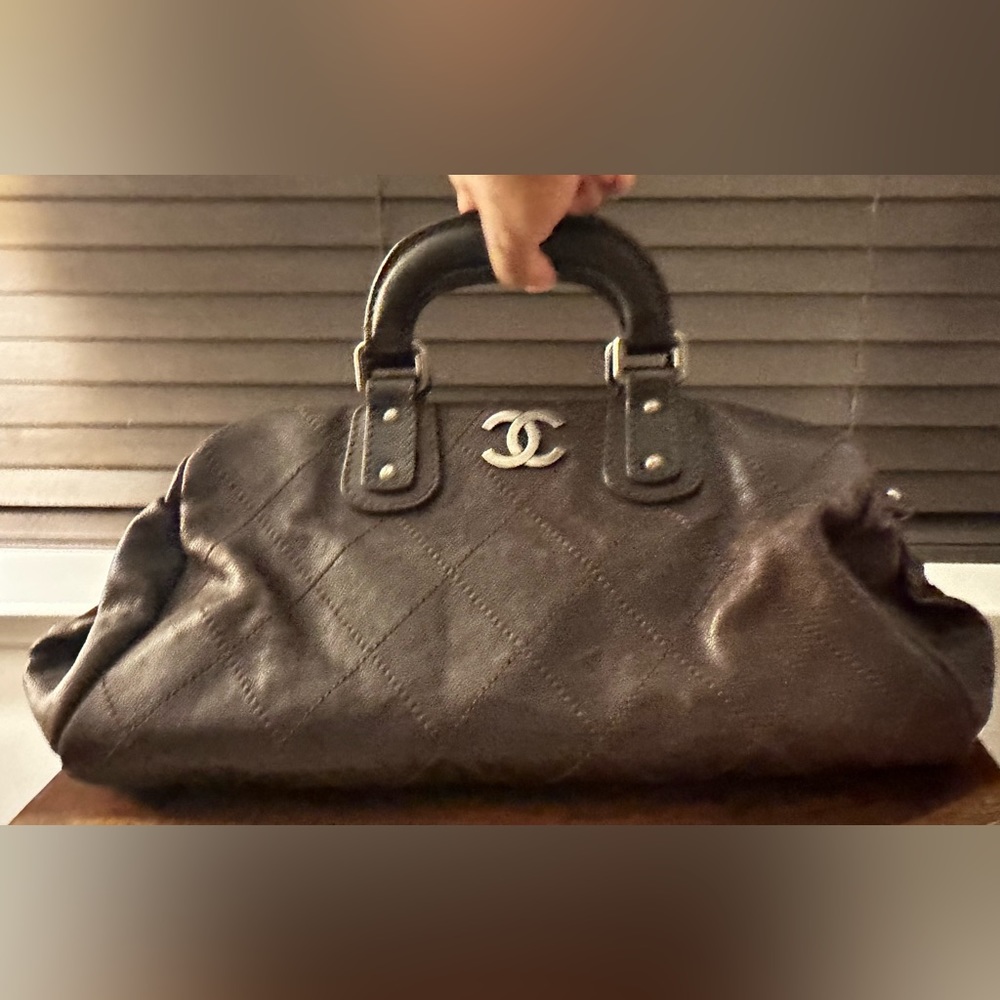 Chanel duffel bag in Chocolate Brown